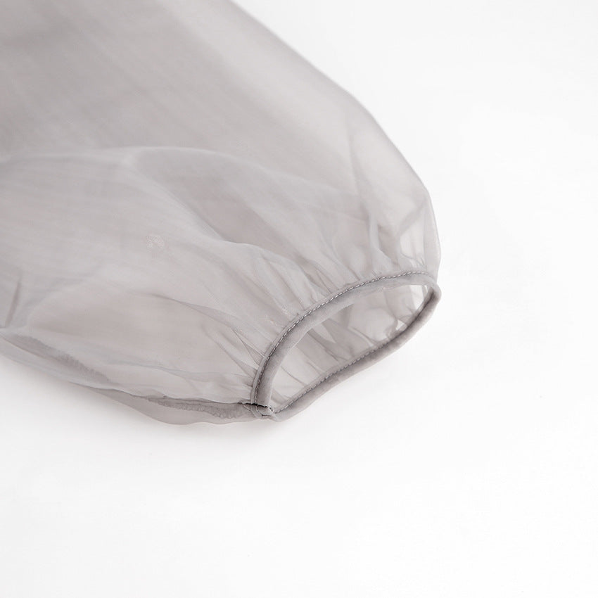 Sexy Black See-Through Mesh Shirt