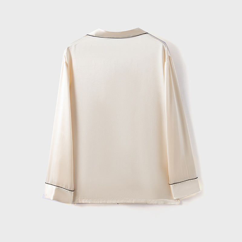 6A grade 100 mulberry silk silk pajamas women's two-piece set