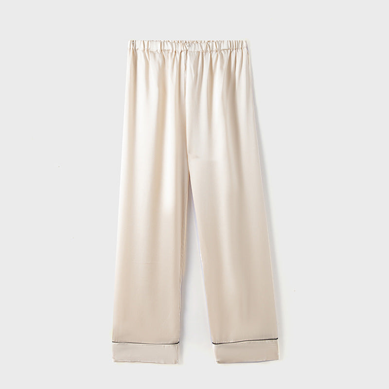 6A grade 100 mulberry silk silk pajamas women's two-piece set