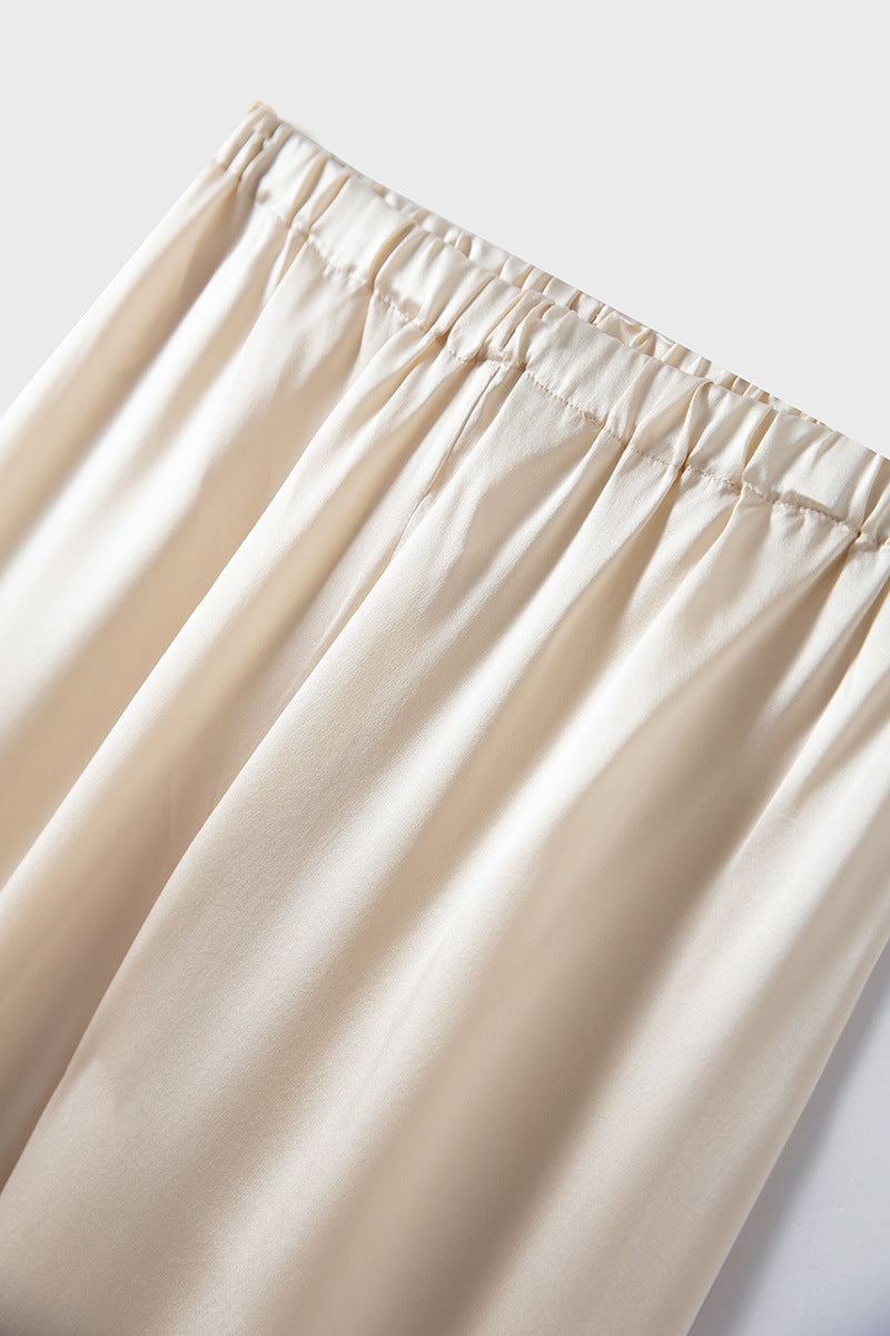 6A grade 100 mulberry silk silk pajamas women's two-piece set