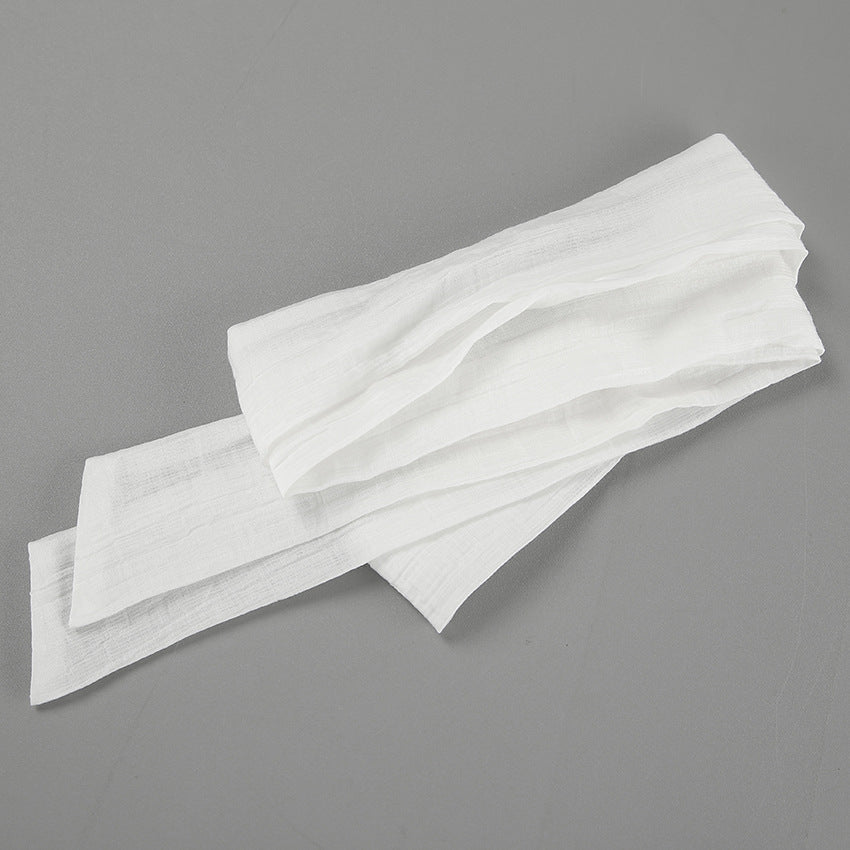 Spring and summer white shirt bow shirt top