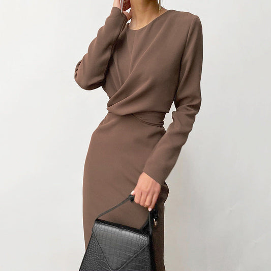 New European and American fashion slim dress