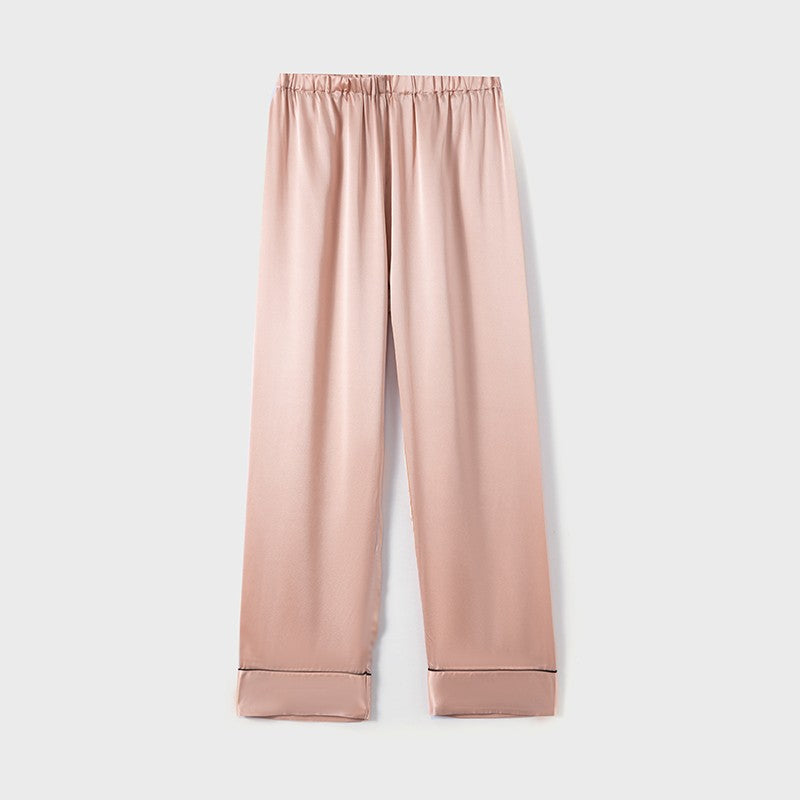 6A grade 100 mulberry silk silk pajamas women's two-piece set