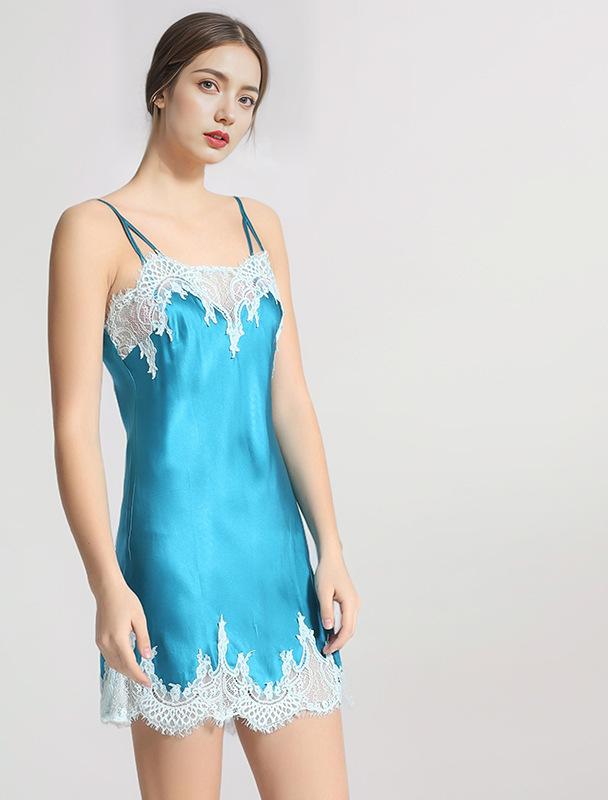 Women's silk suspender skirt 100% mulberry silk