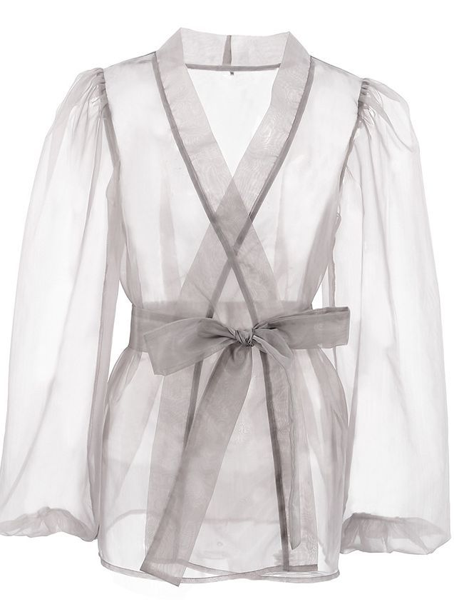 Sexy Black See-Through Mesh Shirt