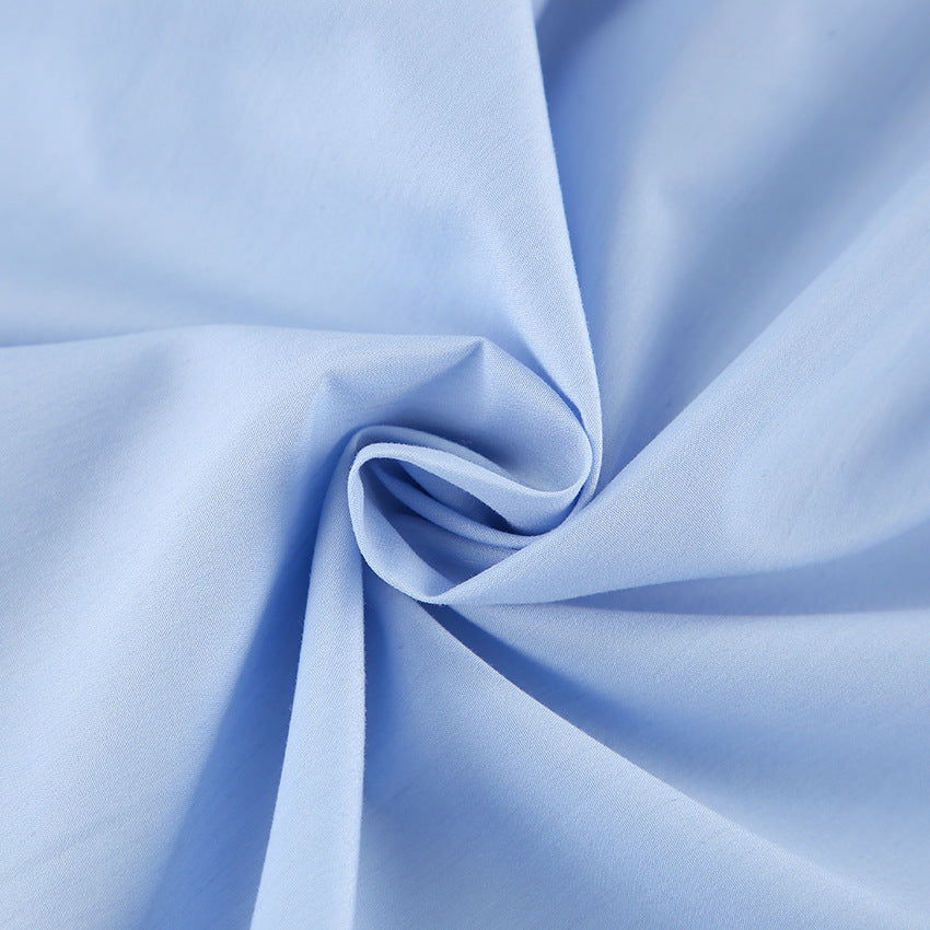 Lapel trumpet sleeve commuter fashion ladies shirt