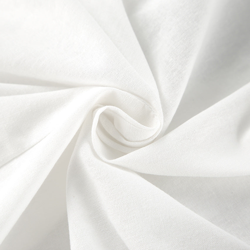 European and American design cotton and linen suit vest set